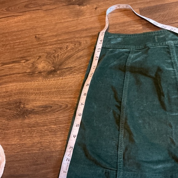 Madewell Skirt Women 2 Y2K Green Button-Front A-Line Corduroy Mini Boho 90s - Picture 13 of 13